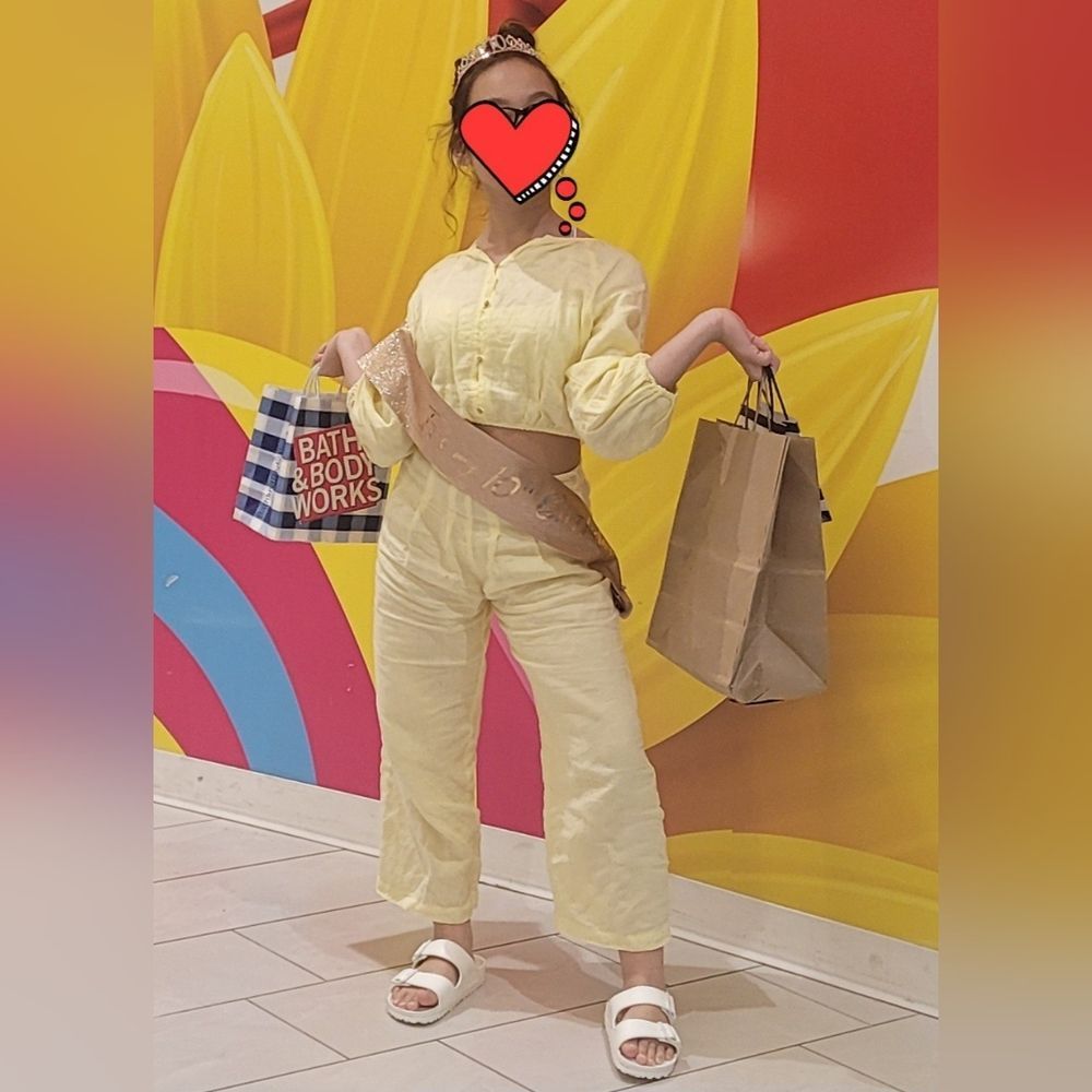 ZARA girls 2 piece set size 11-12